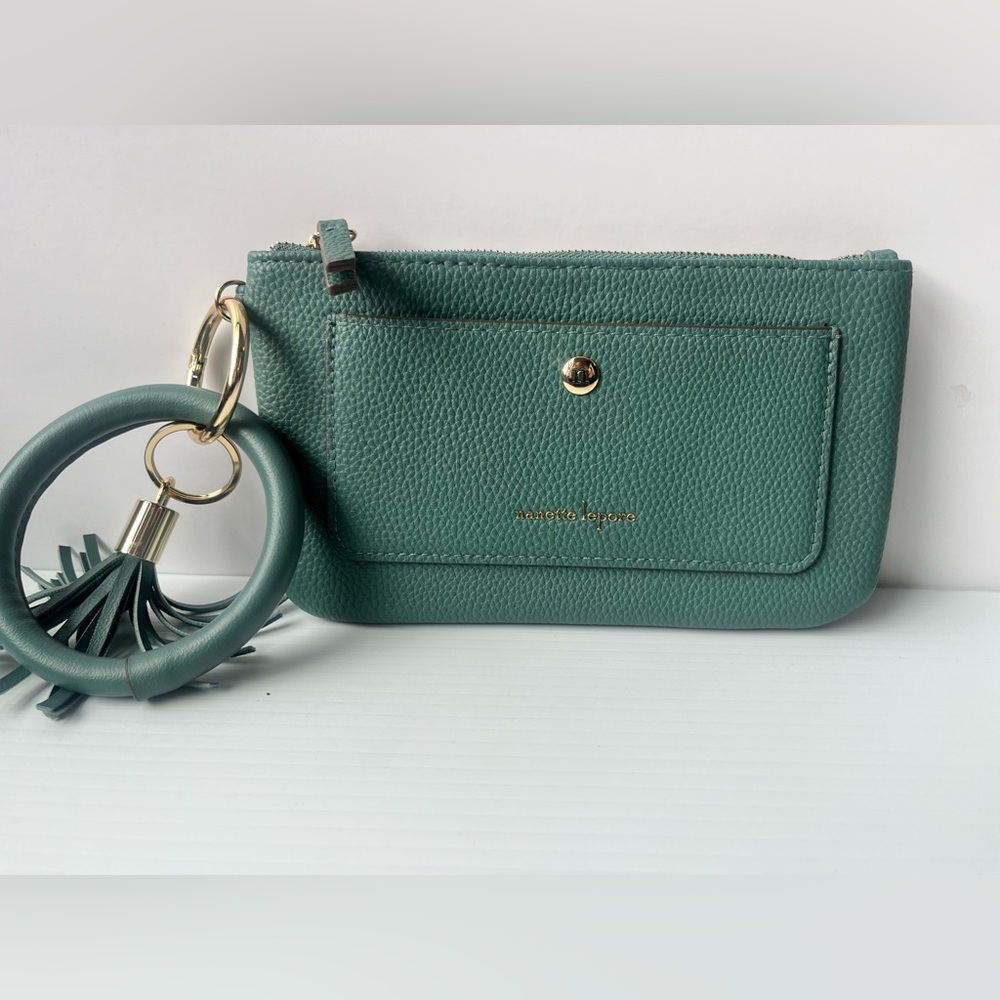 Nanette Lepore Wristlet with Gold Accents